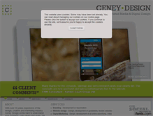 Tablet Screenshot of ceneydesign.co.uk